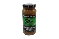 Hatch Valley Medium Flame Roasted Green Chile Cooking Sauce 16 oz