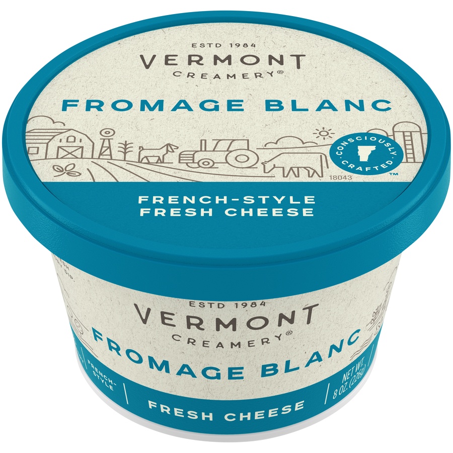 slide 1 of 8, Vermont Creamery Fromage Blanc French Style Skim Milk Cheese, 8 oz