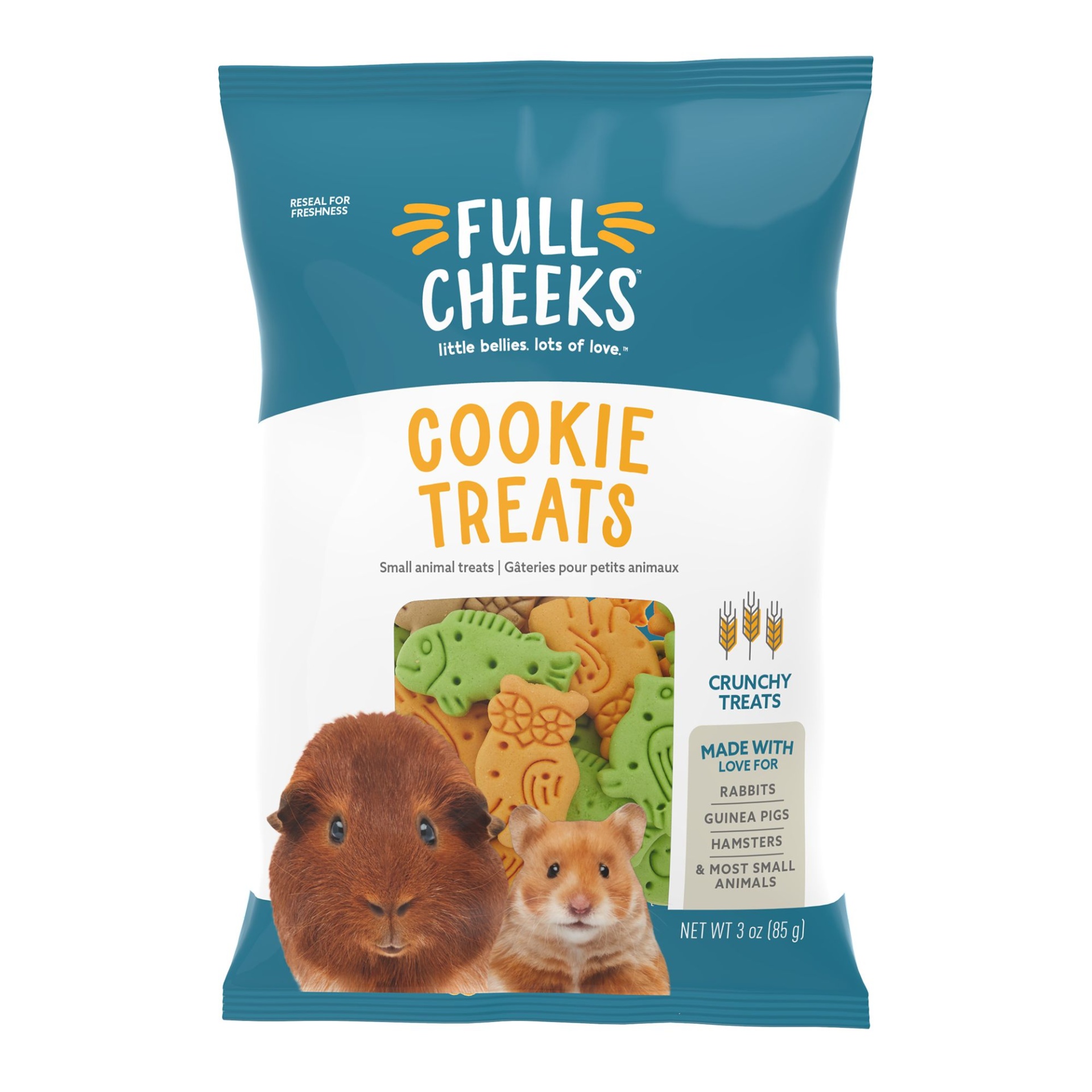 slide 1 of 1, Full Cheeks Small Pet Cookie Treats, 3 oz