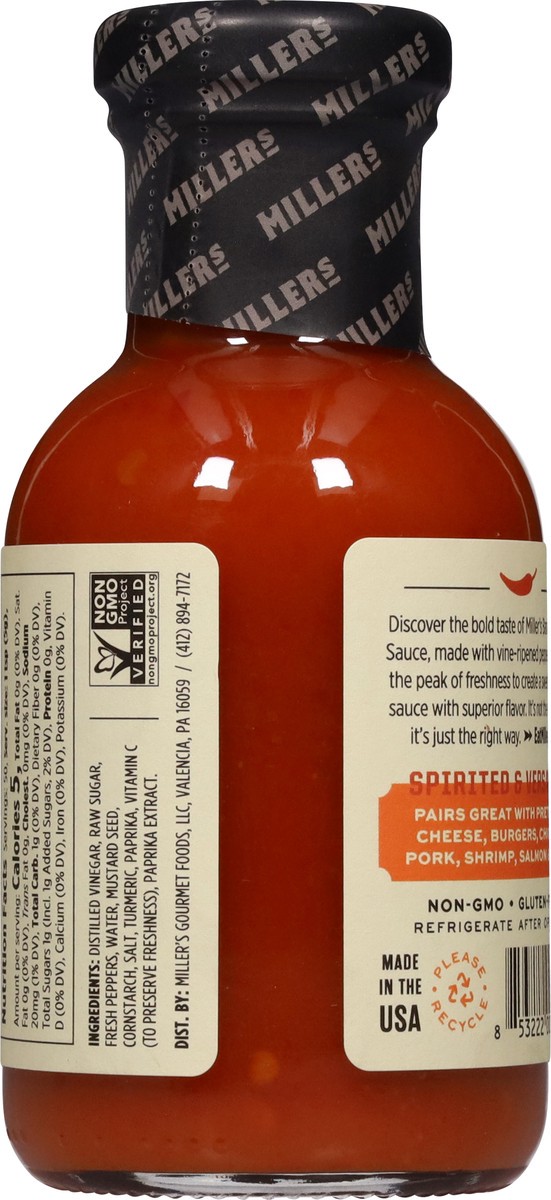 slide 4 of 13, Miller's Hot Banana Pepper Sweet & Spicy Sauce 9.5 oz, 9.5 oz