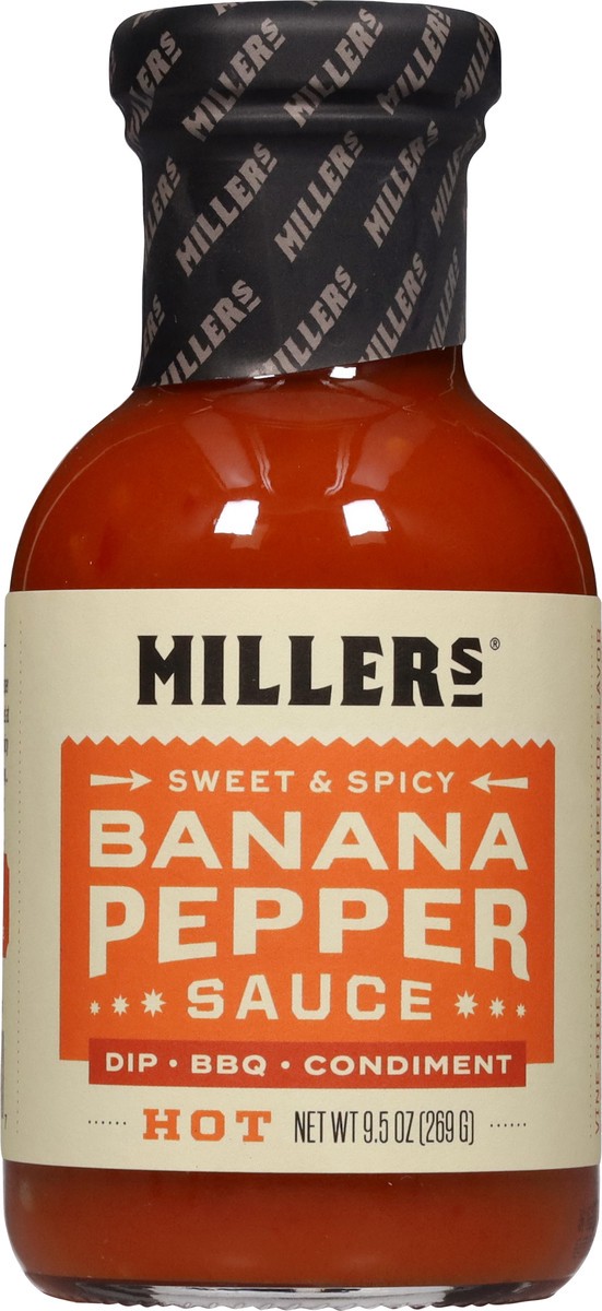 slide 5 of 13, Miller's Hot Banana Pepper Sweet & Spicy Sauce 9.5 oz, 9.5 oz