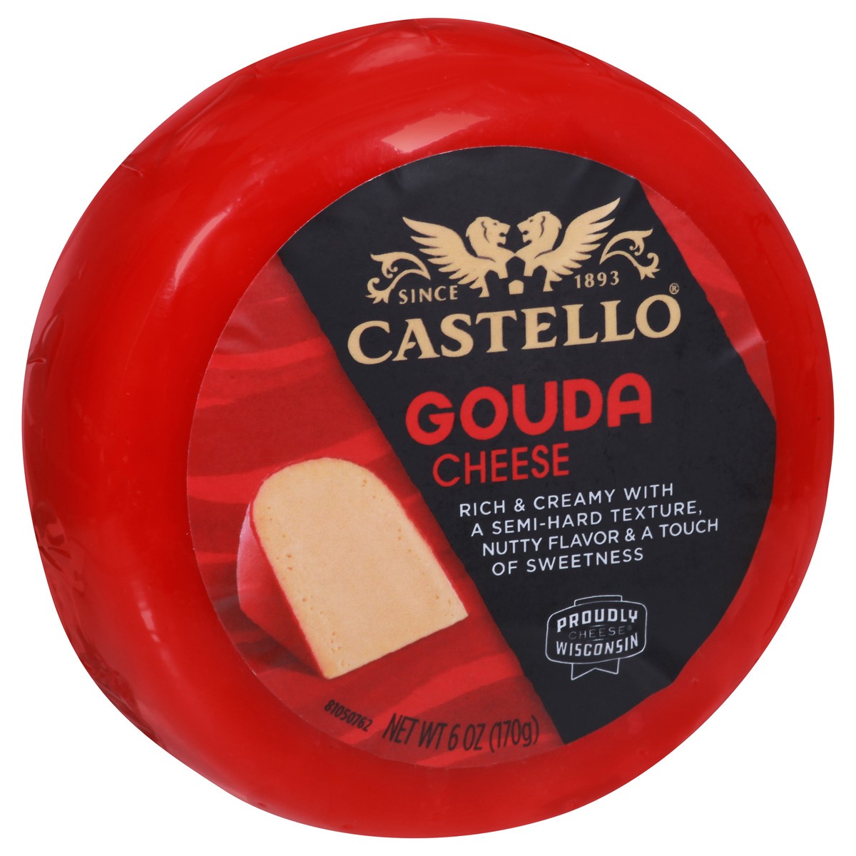 slide 5 of 9, Castello Gouda Cheese 6 oz, 6 oz