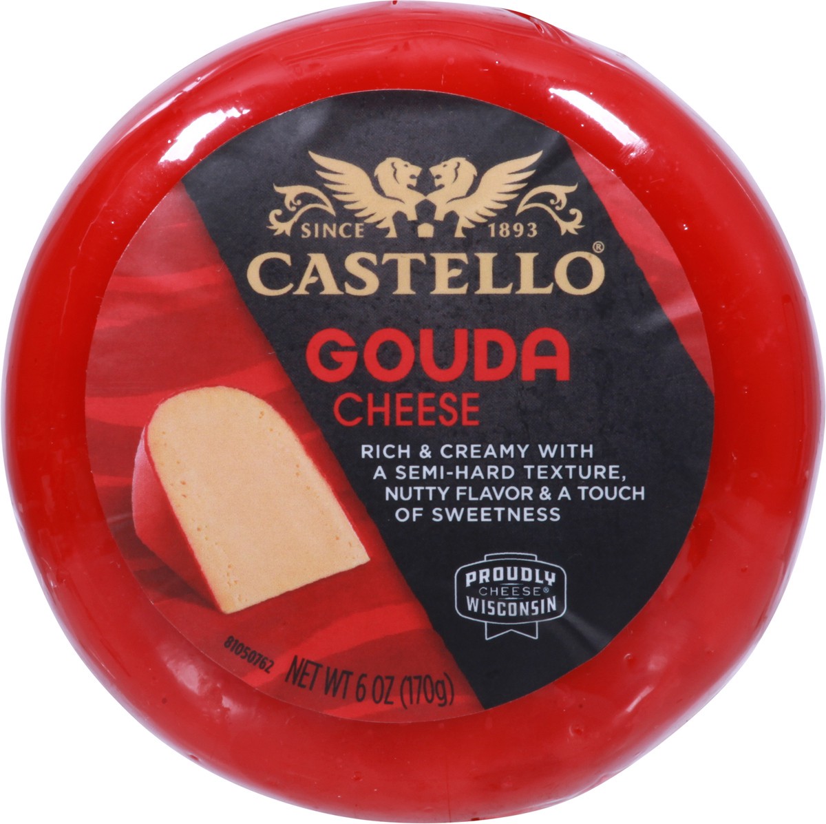 slide 3 of 9, Castello Gouda Cheese 6 oz, 6 oz