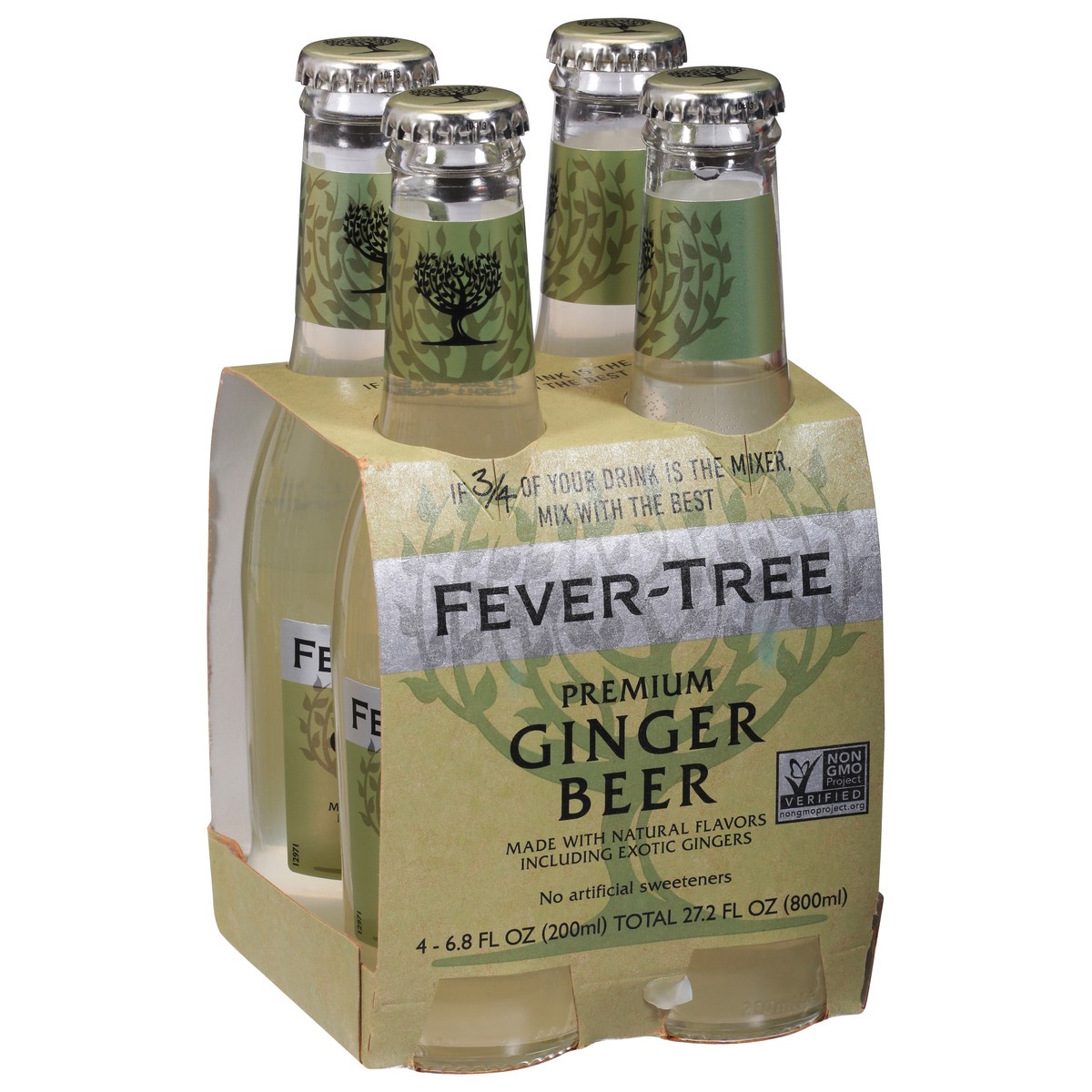 slide 7 of 9, Fever-Tree Premium Ginger Beer 4x200ml, 4 ct; 6.8 fl oz