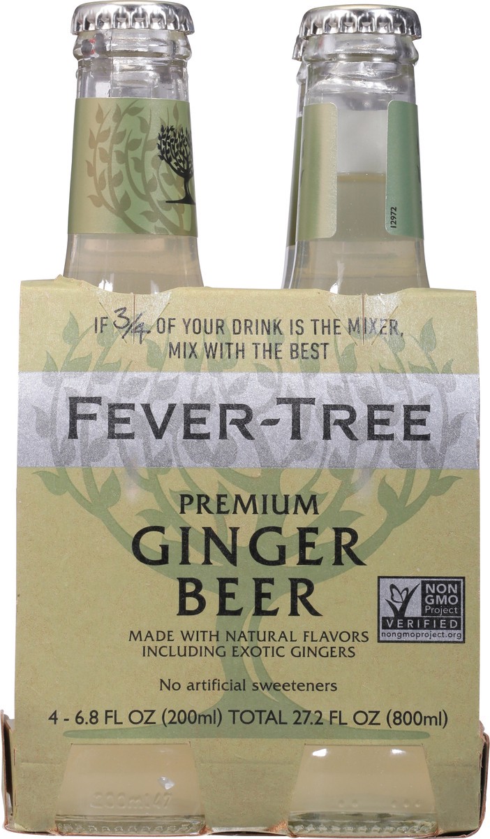 slide 6 of 9, Fever-Tree Premium Ginger Beer 4x200ml, 4 ct; 6.8 fl oz