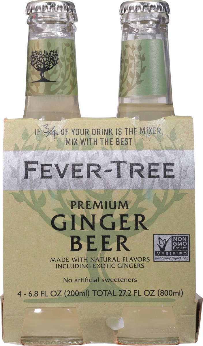 slide 9 of 9, Fever-Tree Premium Ginger Beer 4x200ml, 4 ct; 6.8 fl oz