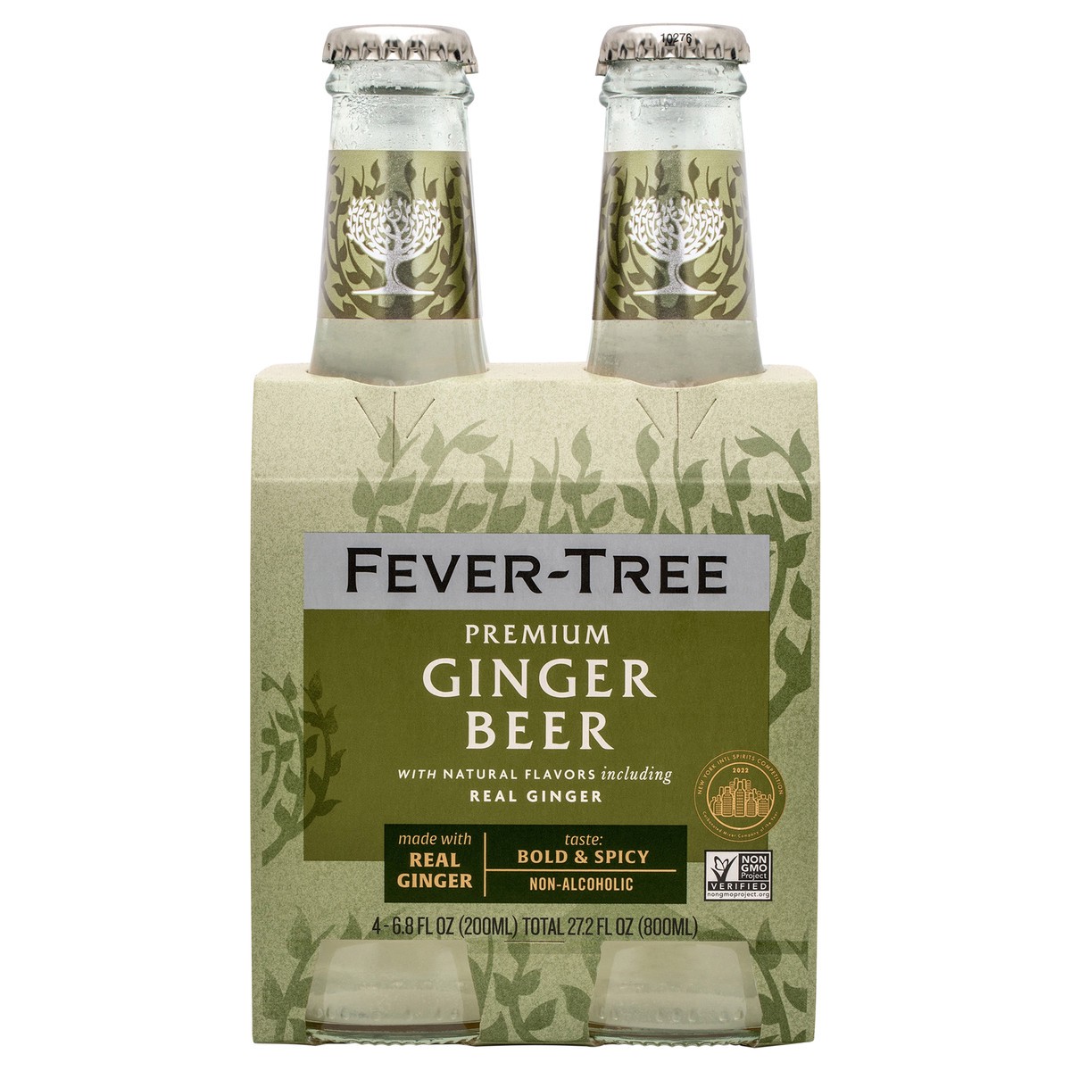 slide 1 of 9, Fever-Tree Premium Ginger Beer 4x200ml, 4 ct; 6.8 fl oz