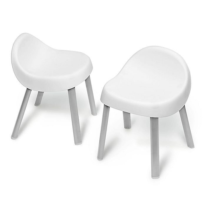 slide 1 of 5, Skip Hop SKIP*HOP Explore & More Kid Chairs - White, 2 ct