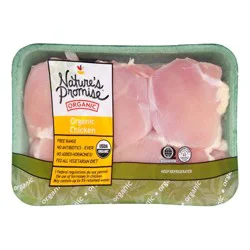 Nature's Promise Organic Free Range Boneless Skinless Chicken Thighs Fresh