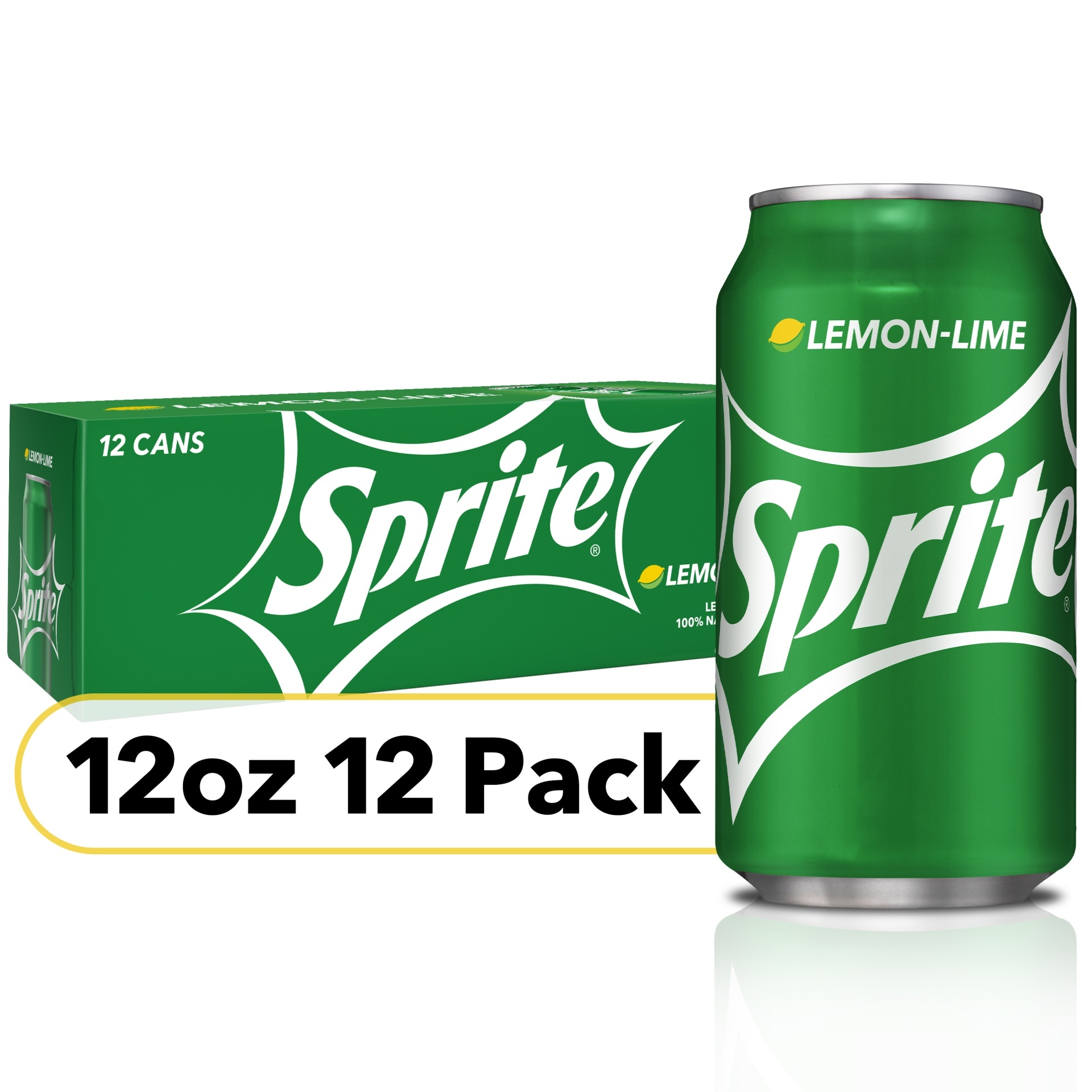 slide 1 of 8, Sprite Lemon-Lime Soda - 12 ct, 12 ct