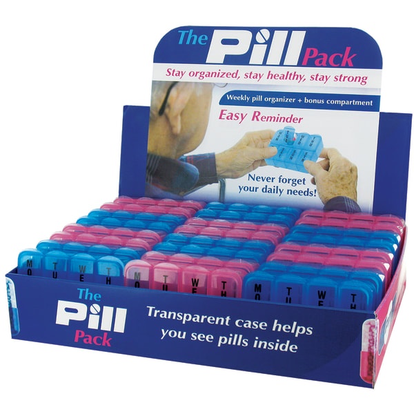 slide 1 of 3, DM Merchandising Plastic Pill Box, 1 ct