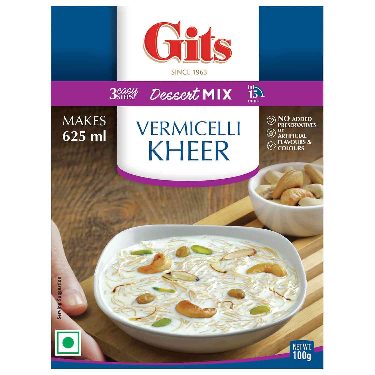 slide 1 of 1, Gits Vermicelli Kheer Dessert Mix, 3.5 oz