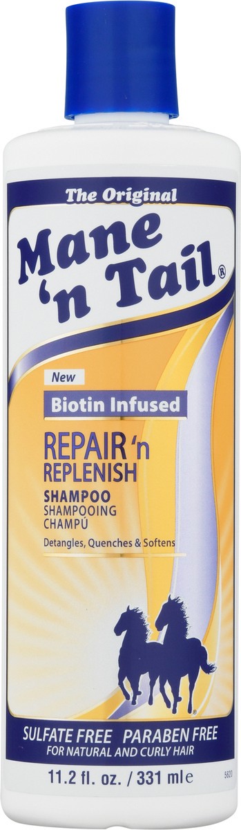 slide 6 of 9, Mane 'n Tail Biotin Infused Repair & Replenish Shampoo, 11.2 oz