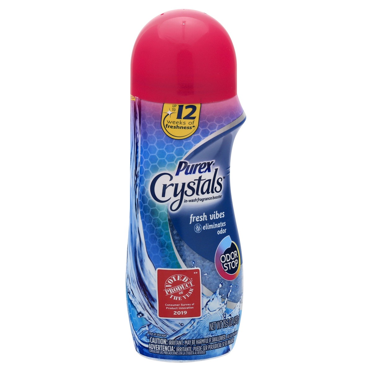 slide 2 of 9, Purex Crystals Fresh Vibes In-Wash Fragrance Booster, 15.5 oz