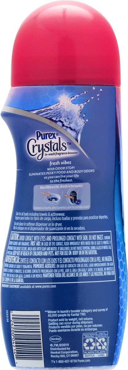 slide 5 of 9, Purex Crystals Fresh Vibes In-Wash Fragrance Booster, 15.5 oz