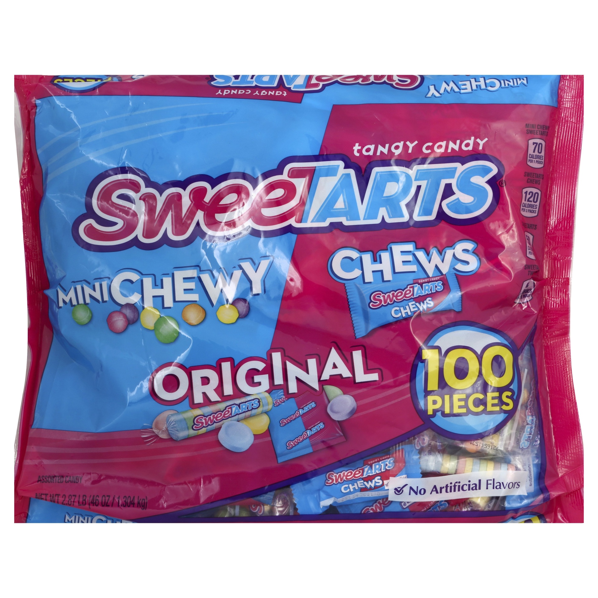 slide 1 of 8, SweeTARTS Halloween Boo Bag, 46 oz