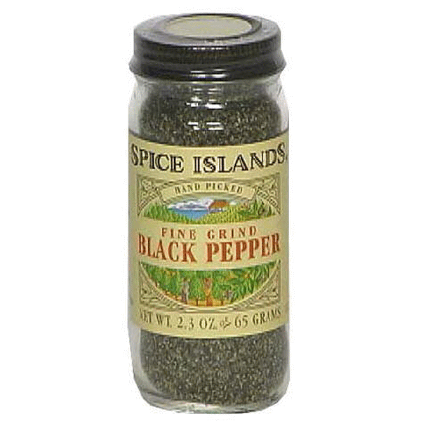 slide 1 of 1, Spice Islands Fine Grind Black Pepper, 2.1 oz