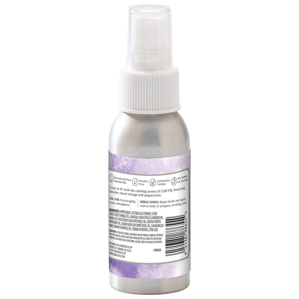 slide 2 of 2, Aura Cacia Essential Solutions Mist, Chill Pill, 2 fl oz