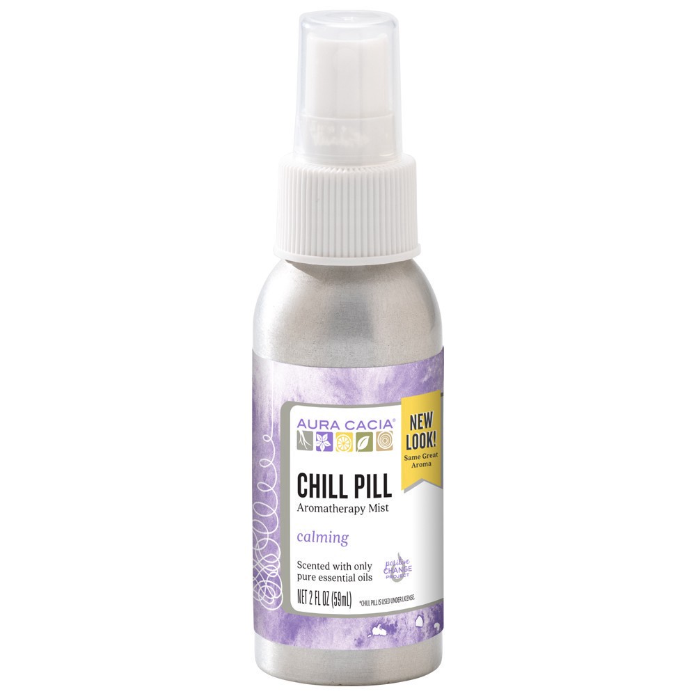 slide 1 of 2, Aura Cacia Essential Solutions Mist, Chill Pill, 2 fl oz