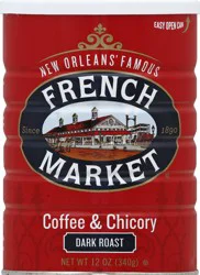 French Market Coffee Coffee & Chicory- 12 oz
