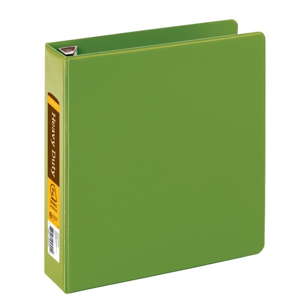 slide 1 of 5, Office Depot Brand Heavy-Duty D-Ring Binder, 2'' Rings, Army Green, 1 ct