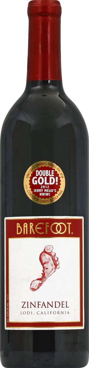 slide 2 of 3, Barefoot Red Wine, 750 ml