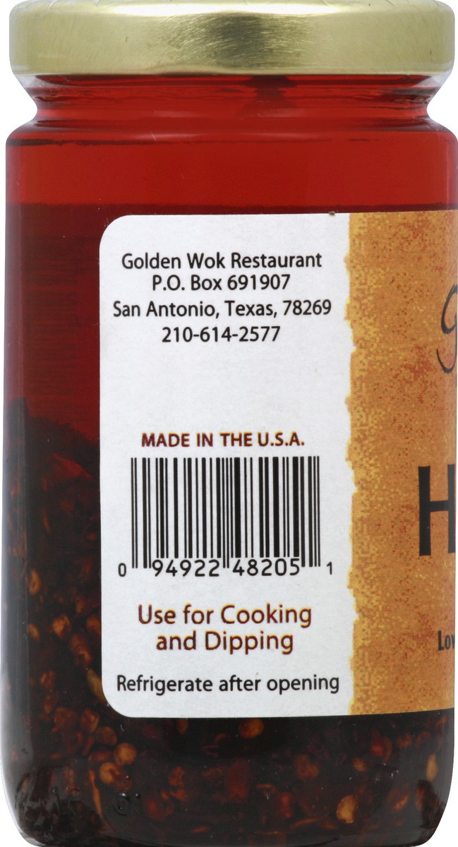 slide 5 of 6, Golden Wok Famous Spicy Hot Oil 8 oz, 8 oz