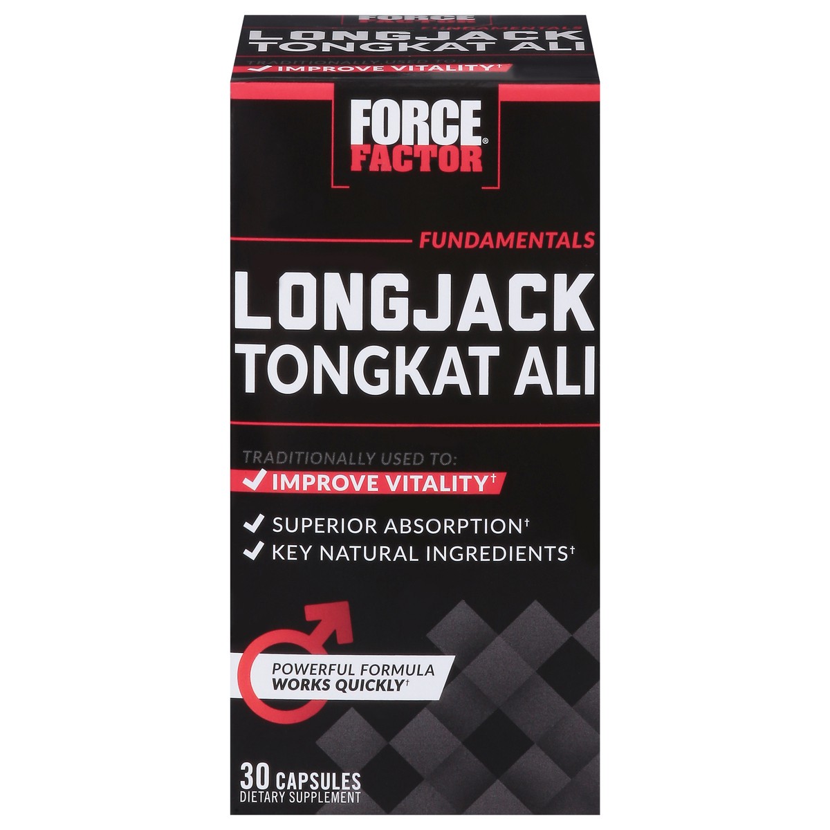 slide 3 of 4, Force Factor Fundamentals Longjack Tongkat Ali 30 Capsules, 30 ct