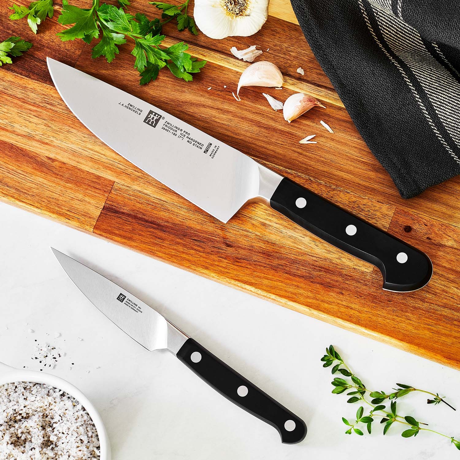 slide 1 of 1, Zwilling Pro Chefs Knife and Paring Knife Set, 2 ct