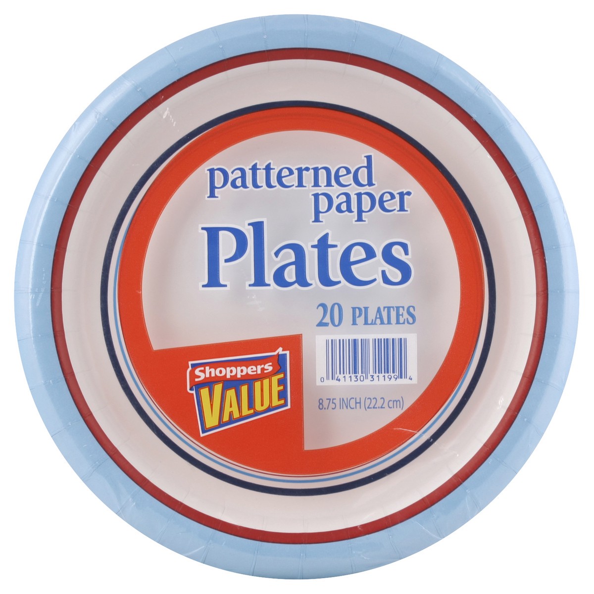 slide 2 of 3, Shoppers Value Shop Valu Plate Designer 9In, 20 ct