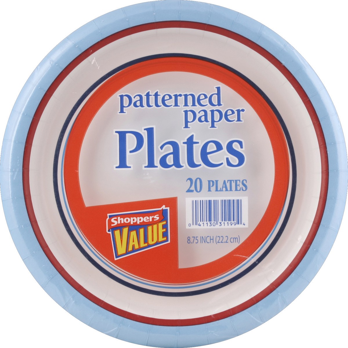 slide 1 of 3, Shoppers Value Shop Valu Plate Designer 9In, 20 ct