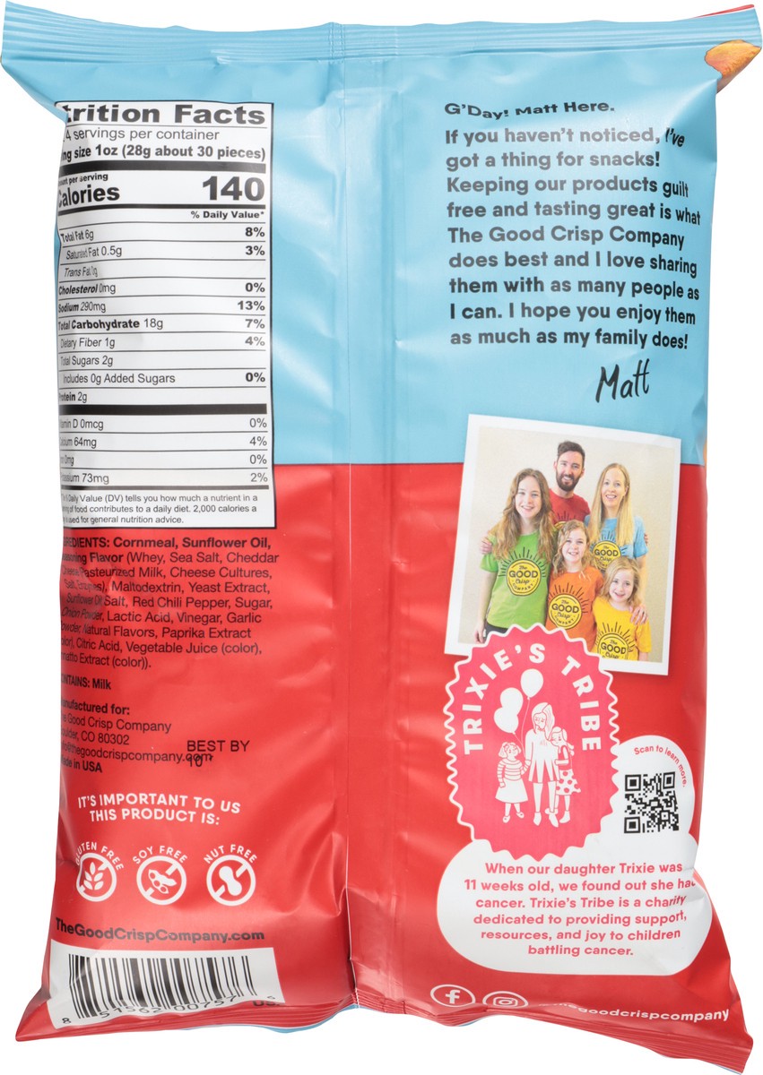 slide 13 of 14, The Good Crisp Company Spicy Cheese Balls 4 oz, 4 oz