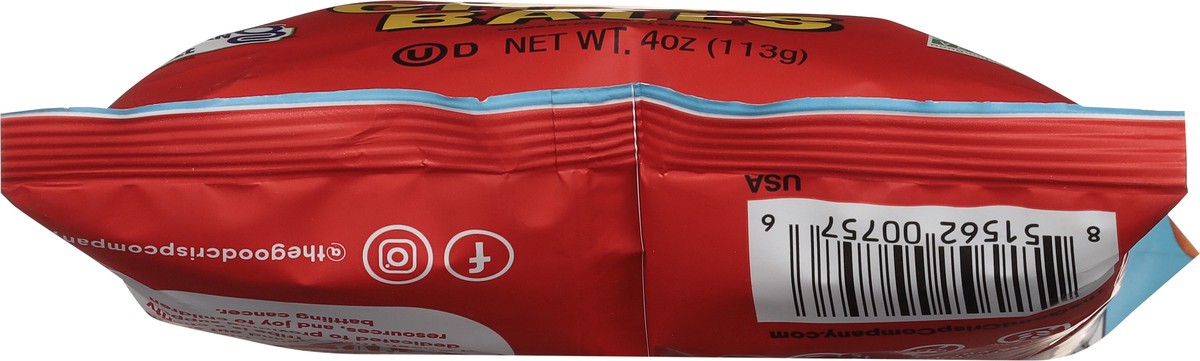 slide 4 of 14, The Good Crisp Company Spicy Cheese Balls 4 oz, 4 oz