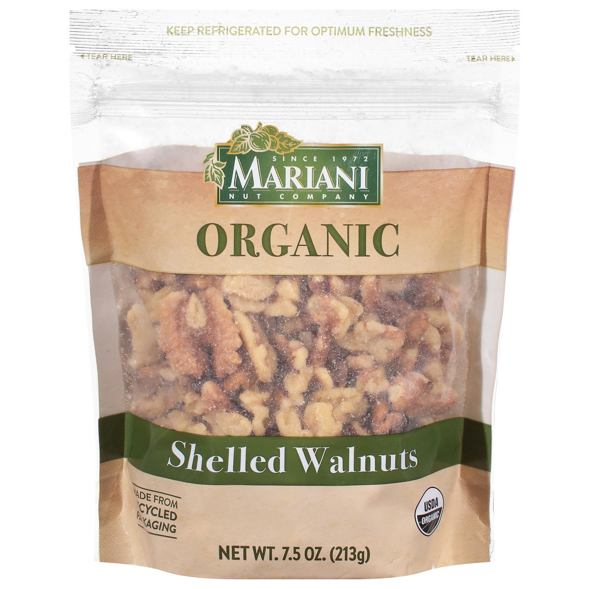 slide 1 of 4, Mariani Organic Shelled Walnuts - 7.5 Oz, 7.5 oz
