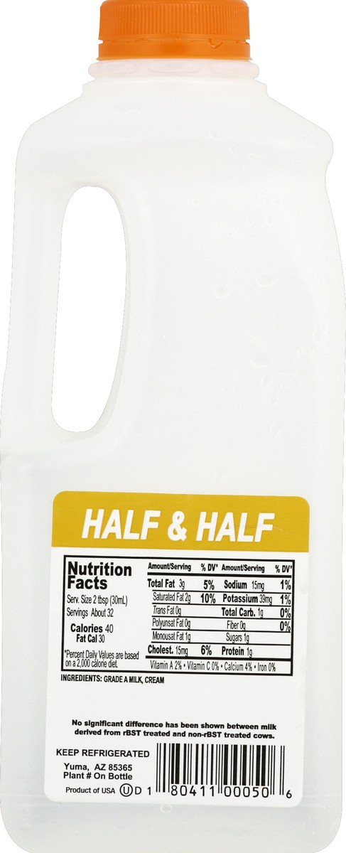 slide 4 of 6, Sarah Farms Half & Half - 32 oz, 32 oz