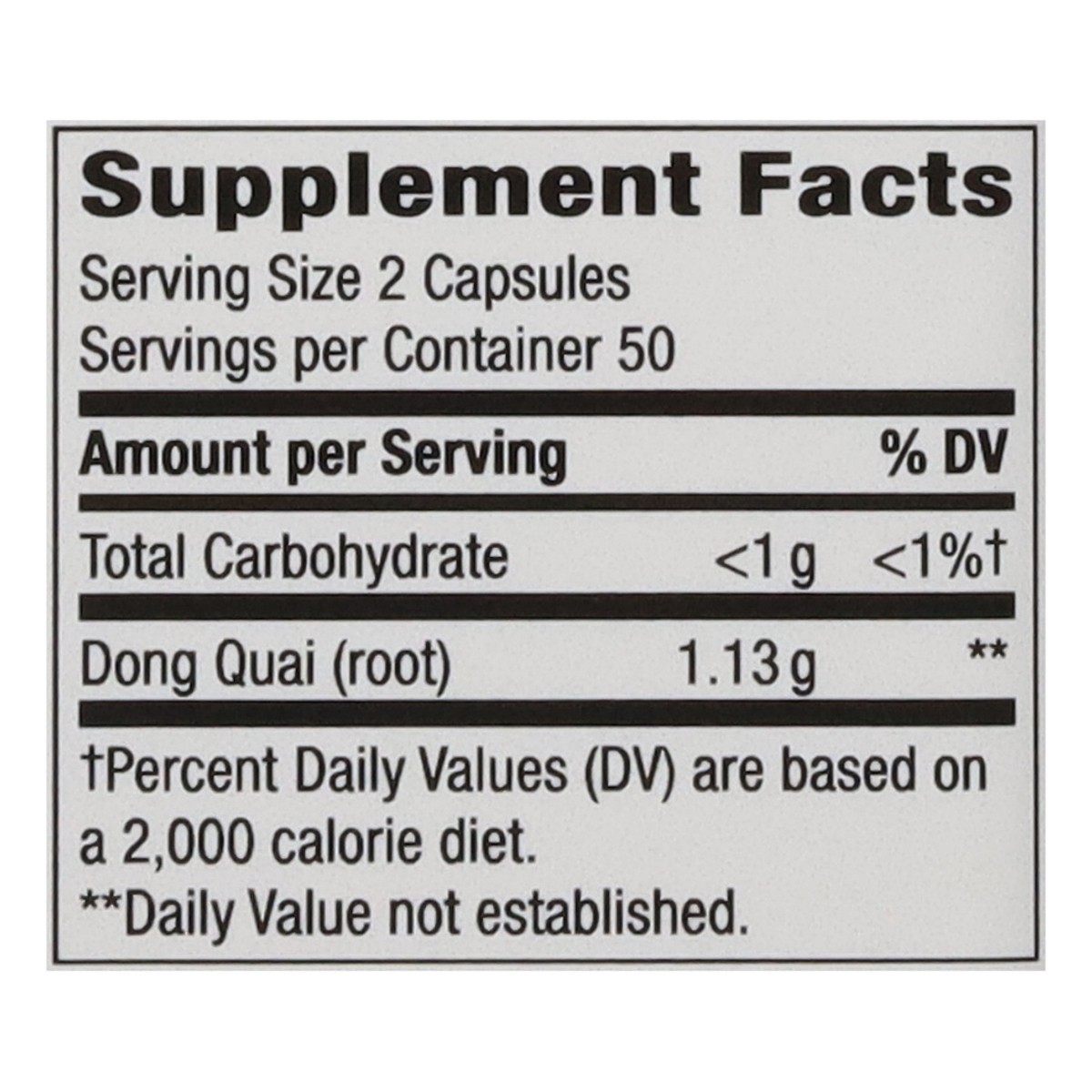 slide 7 of 12, Nature's Way 1130 mg Dong Quai Root 100 Vegan Capsules, 100 ct