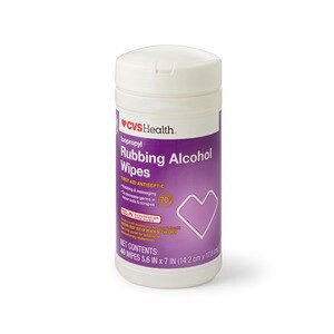 slide 1 of 1, CVS Health Rubbing Alcohol Wipes, 40 Ct, 40 ct
