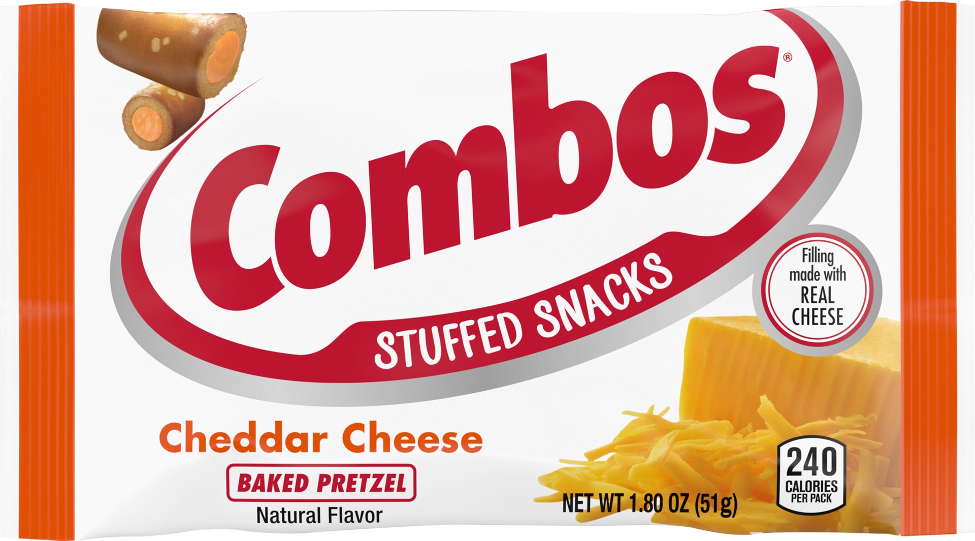 slide 1 of 1, Combos Cheddar Cheese Pretzels, 1 ct