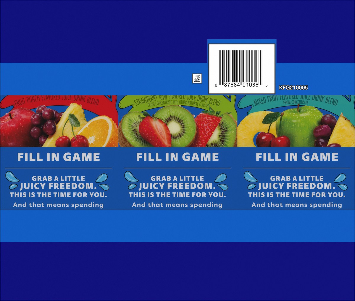 slide 4 of 9, Capri Sun Fruit Punch, Strawberry Kiwi and Pacific Cooler Flavored Juice Drink Blend Variety Pack Pouches, 30 ct; 6 fl oz