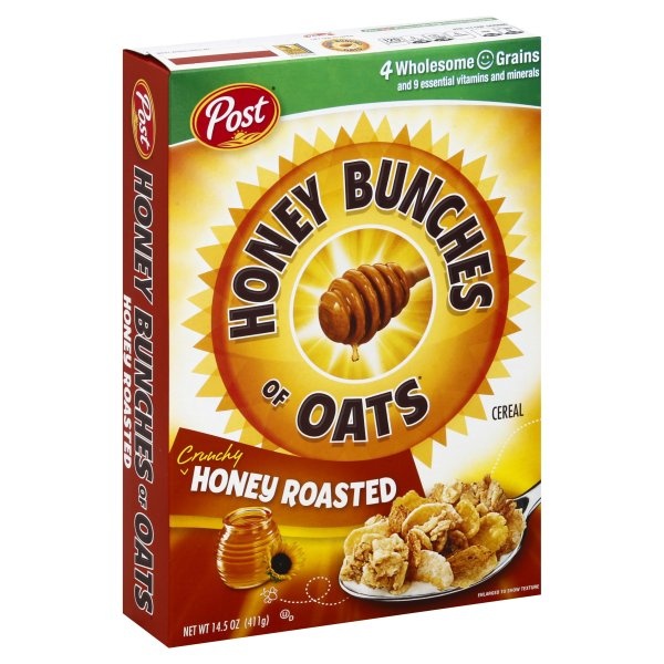 slide 1 of 8, Honey Bunches of Oats Cereal, Honey Roasted, 14.5 oz