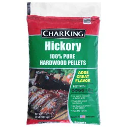 CharKing 100% Pure Hickory Hardwood Pellets 20 lb