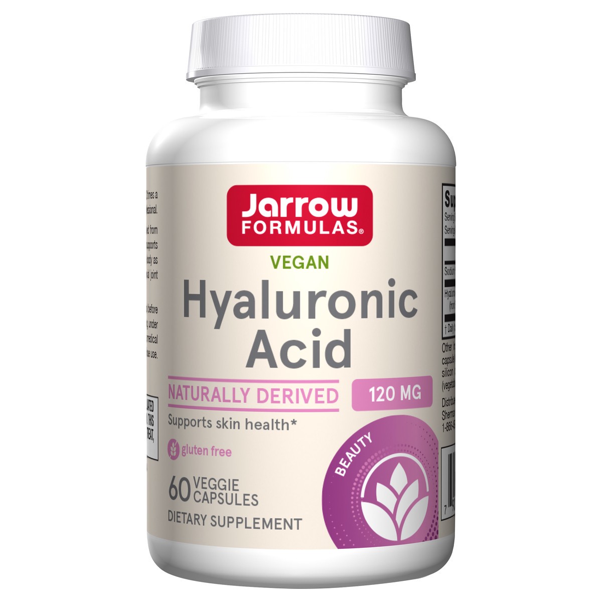 slide 1 of 1, Jarrow Formulas Hyaluronic Acid 50 mg - 60 Veggie Capsules - Bioavailable & Naturally Derived - Supplement Supports Skin Health - Pure Hyaluronic Acid - 30 Servings (PACKAGING MAY VARY), 60 ct