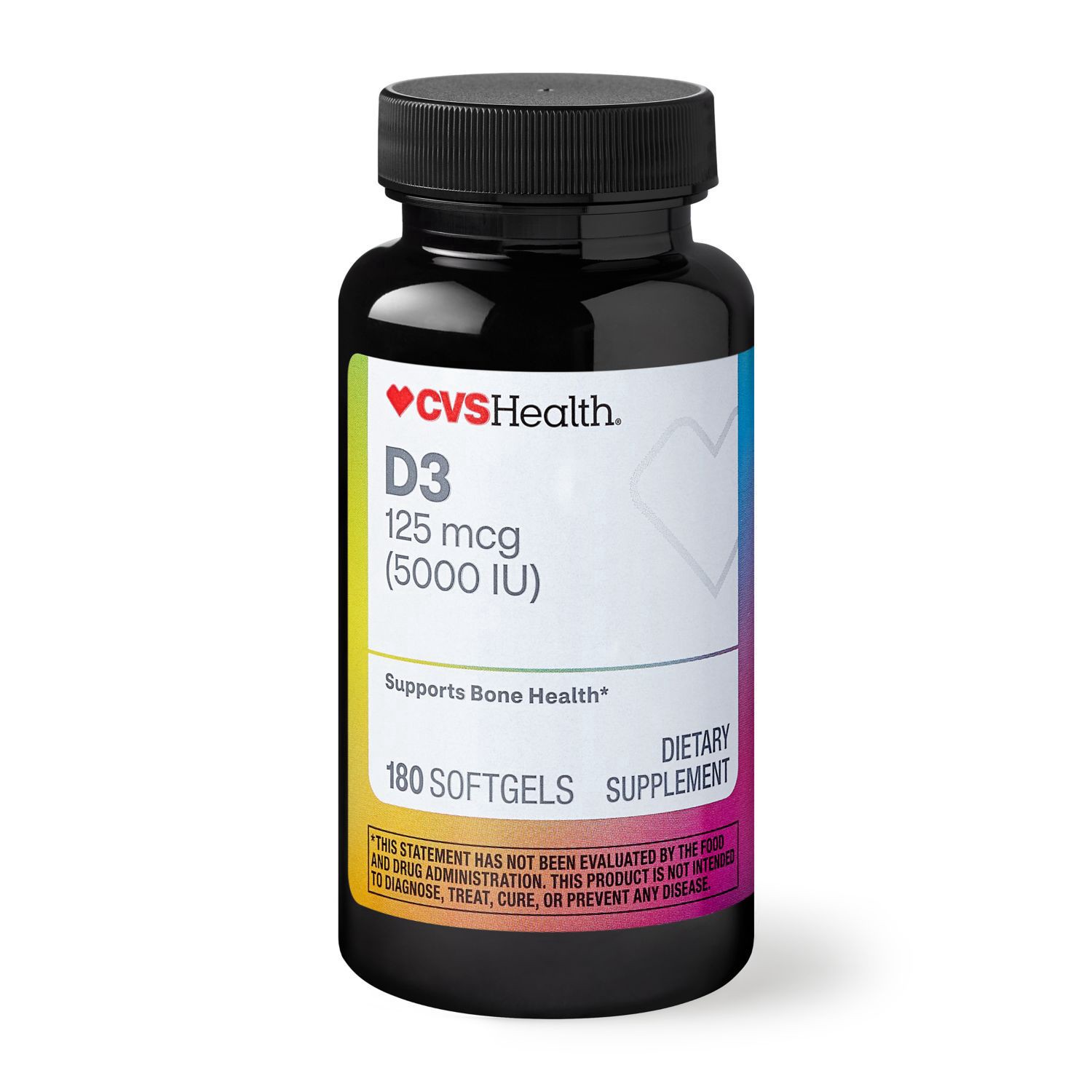 slide 1 of 1, Cvs Health Vitamin-D 5000 Iu Capsules, 60 ct
