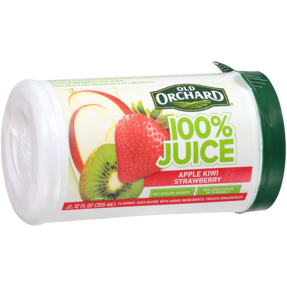 slide 2 of 8, Old Orchard Apple Kiwi Strawberry 100% Juice 12 oz, 12 oz