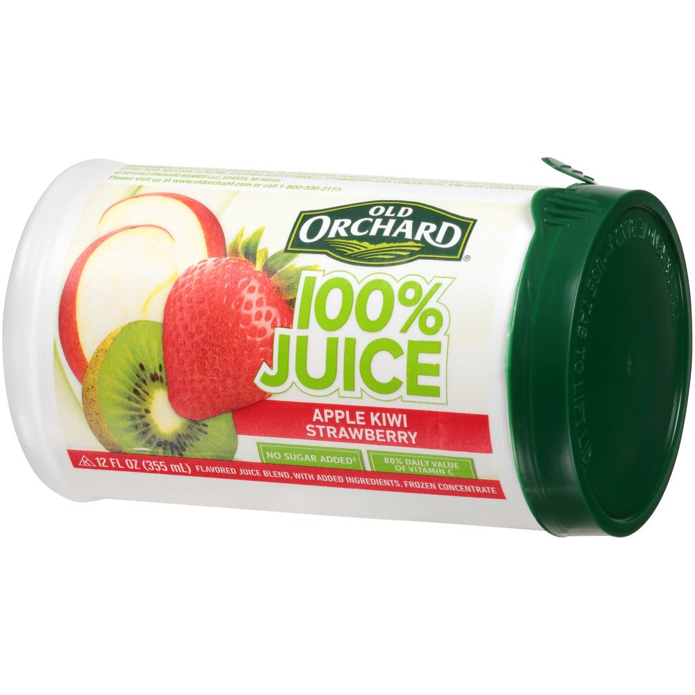 slide 3 of 8, Old Orchard Apple Kiwi Strawberry 100% Juice 12 oz, 12 oz