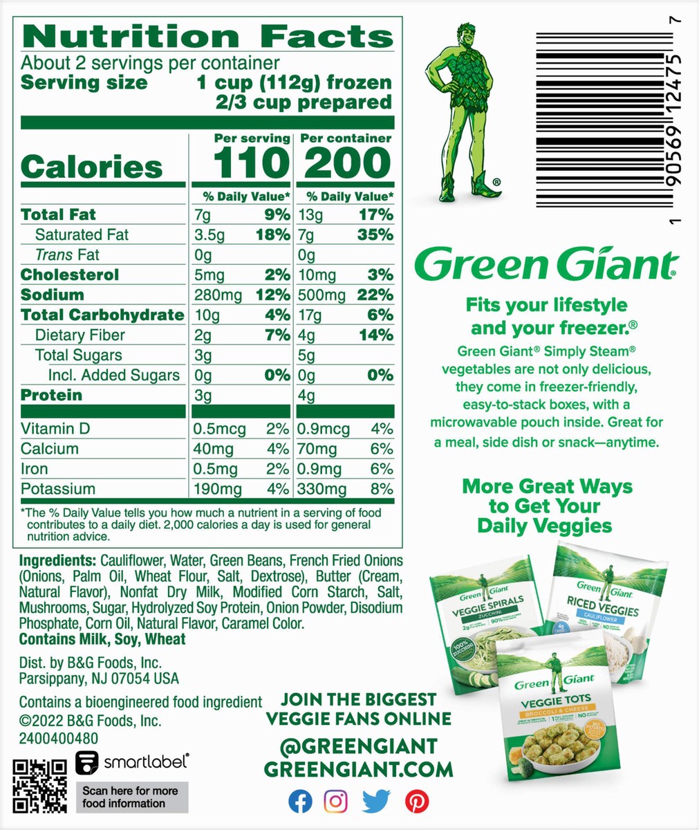 slide 8 of 9, Green Giant Riced Cauliflower, 7 oz