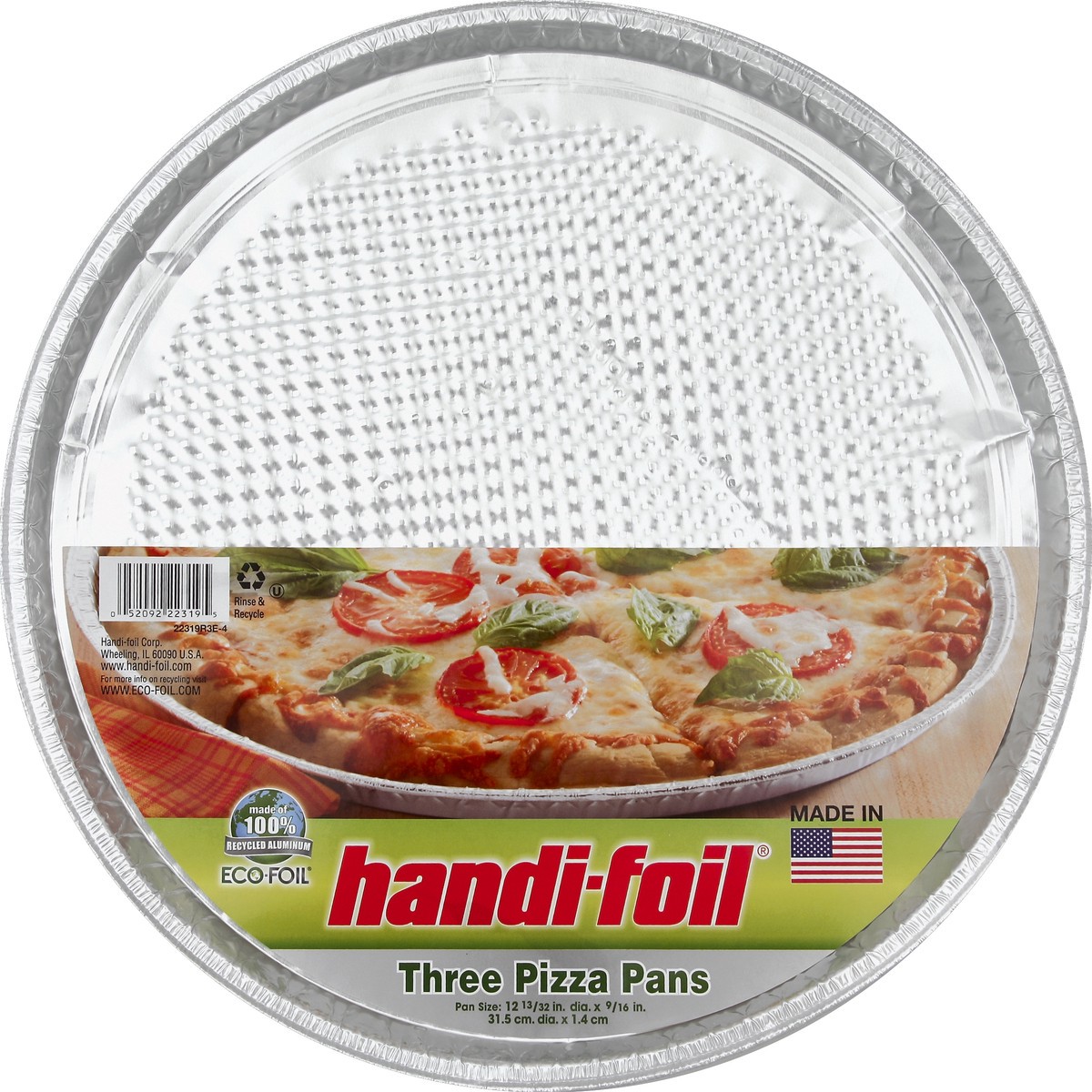 slide 3 of 3, Handi Foil Pizza Pans 3 ea, 3 ct