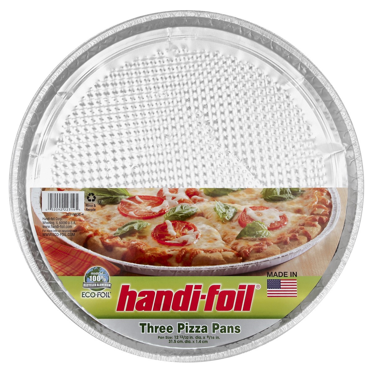 slide 2 of 3, Handi Foil Pizza Pans 3 ea, 3 ct