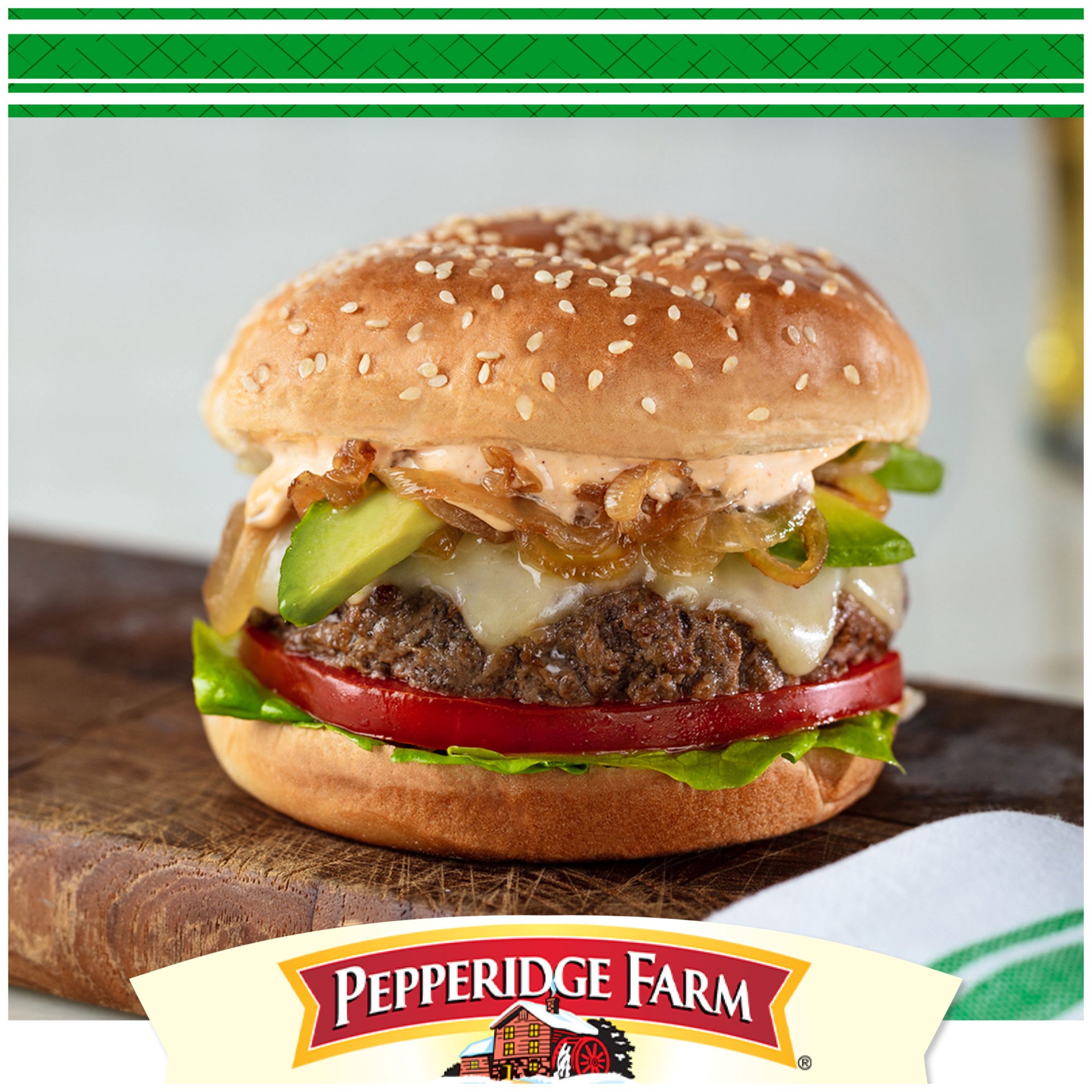 slide 8 of 8, Pepperidge Farm Farmhouse Hearty White Hamburger Buns, 30 oz. Bag, 12-pack, 30 oz