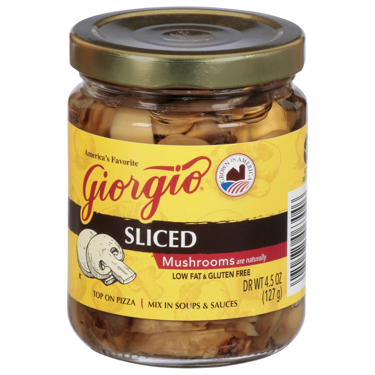 slide 11 of 14, Giorgio Sliced Mushrooms 4.5 oz, 4.5 oz